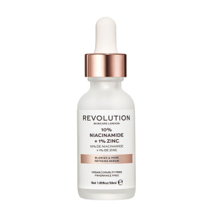 Revolution Skincare - Сыворотка для проблемной кожи Blemish and Pore Refining Serum 10% Niacinamide + 1% Zinc30 мл
