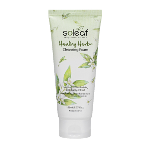 Soleaf - Очищающая пенка с экстрактом зеленого чая Healing Herb Cleansing Foam, 150 мл