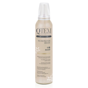 Qtem - Многофункциональный мусс-реконструктор для волос Almond 11B250 мл