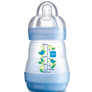 MAM - Бутылочка для кормления Anti-Colic 160 мл - синяя Arctic Blue Eco
