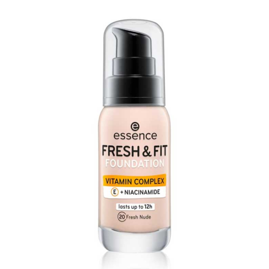 Тональная основа Foundation Fresh & Fit Vitamin Complex, 20 fresh nude - 1