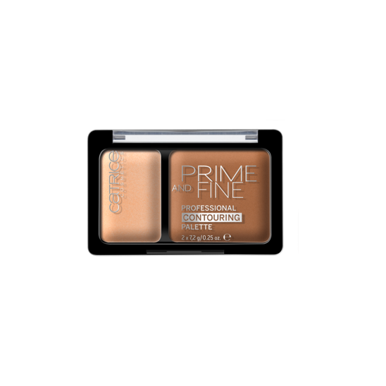 Пудра компактная, бронзер, хайлайтер - Prime And Fine Professional Contouring Palette - 030 - 1