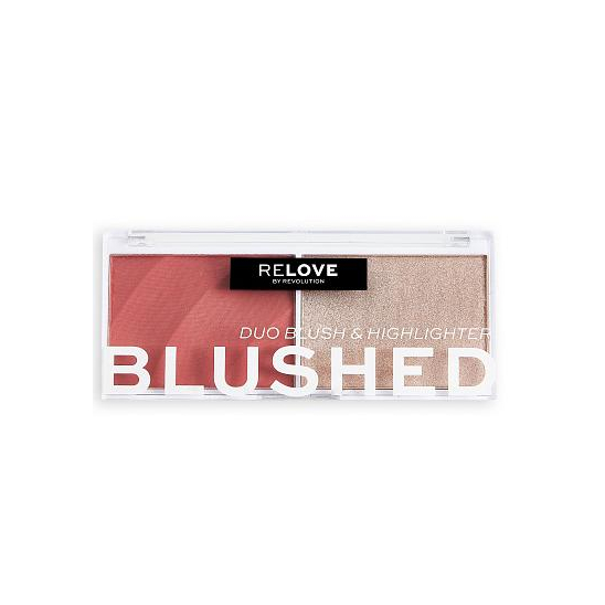 Румяна и хайлайтер Blushed duo, Cute - 1