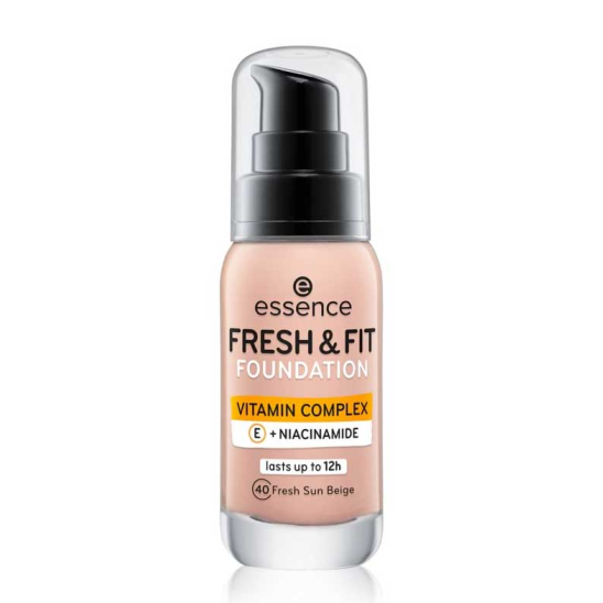 Тональная основа Foundation Fresh & Fit Vitamin Complex, 40 fresh sun beige - 1