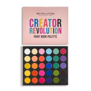 Makeup Revolution - Палетка теней Creator Cream eyeshadow Paint Book30 г