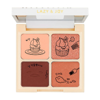 Набор теней для век Гудетама Капкейк , тон 01, красный вельвет, 6 г