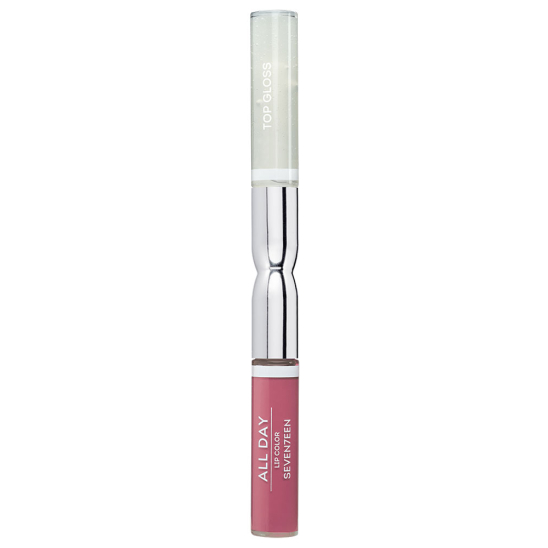 Жидкая стойкая помада-блеск All day lip color & top gloss, 90 Нежно розовый - 1