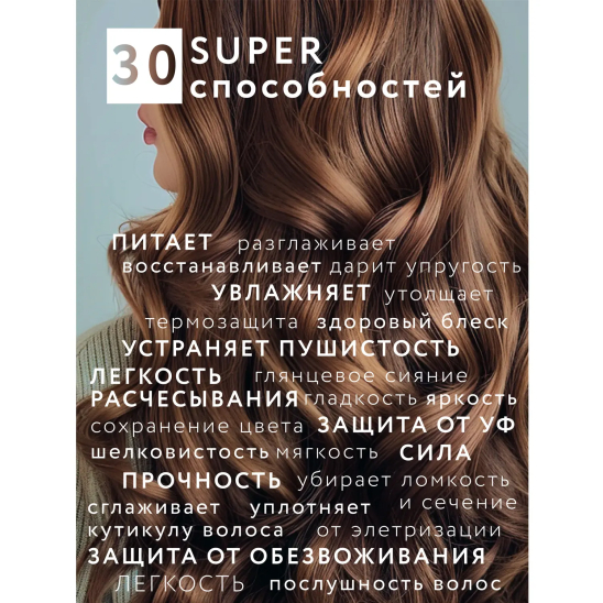 Несмываемый спрей-кондиционер 30в1 с термозащитой Leave-in Spray - 5