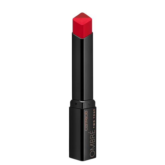 Помада для губ - Ombre Two Tone Lipstick - 060 - коричневый - красный - 1