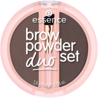 Набор для бровей brow powder duo set, 03 Dark