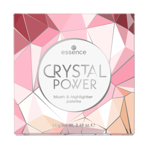 essence - Палетка для макияжа: румяна и хайлайтеры crystal power blush & highlighter