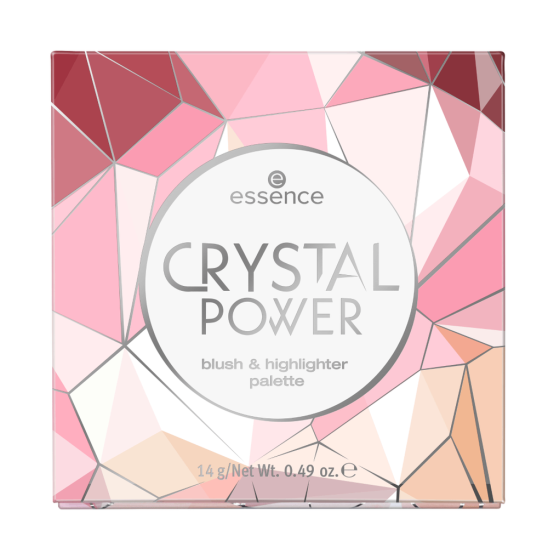 Палетка для макияжа: румяна и хайлайтеры crystal power blush & highlighter - 1