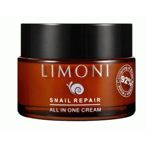 Limoni - Крем для лица восстанавливающий с экстрактом секреции улитки - Snail Repair All In One Cream - 50ml