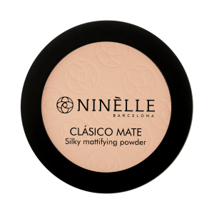 Ninelle - Пудра легкая матовая Clasico Mate, 201 светлый бежевый8 г