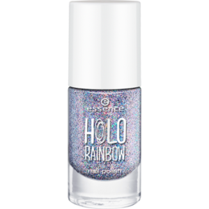essence - Лак для ногтей - holo rainbow nail polish, серебряный голографик, т.01