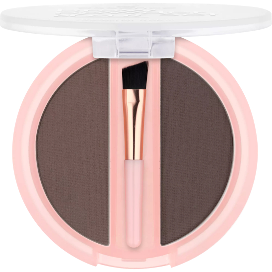 Набор для бровей brow powder duo set, 03 Dark - 2
