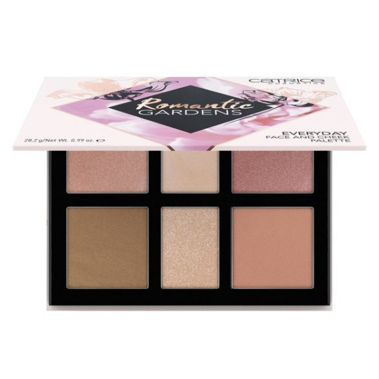 Палетка для макияжа лица Romantic Gardens Everyday Face And Cheek Palette - 2