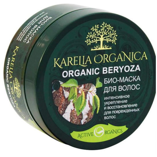 Био-маска для волос «Organic Beryoza» интенсивное укрепление и восстановление - 1