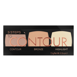 CATRICE - Палетка для макияжа: бронзеры и хайлайтер 3 Steps To Contour Palette 010