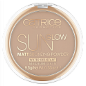 CATRICE - Пудра компактная Sun Glow Matt Bronzing Powder с эффектом загара матирующая, 030 Medium Bronze9,5 г