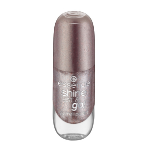 essence - Лак для ногтей Shine Last & Go!, 59 серебристый с блестками