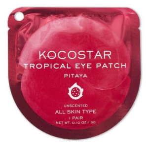 KOCOSTAR - Гидрогелевые патчи для глаз тропические фрукты - питахайя, 2 патча/1 пара, 3г