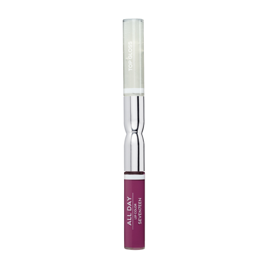 Жидкая стойкая помада-блеск All day lip color & top gloss, 73 Нежный сливовый - 1