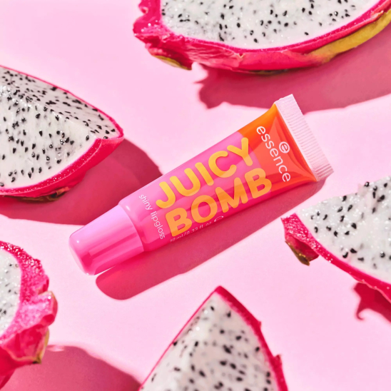 Блеск для губ Juicy Bomb Party shiny lipgloss, 03 Pretty Pitaya - 4