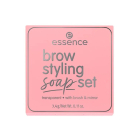 Набор для укладки бровей: мыло для фиксации и щеточка brow styling soap set