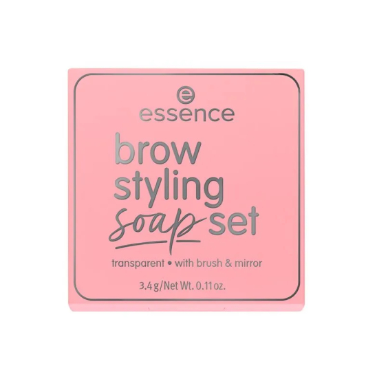 Набор для укладки бровей: мыло для фиксации и щеточка brow styling soap set - 1