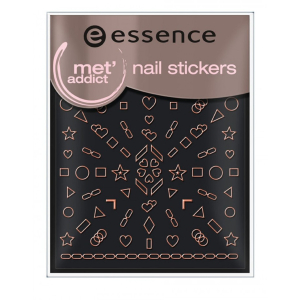 essence - Наклейки для ногтей - nail art - т.15 золотистые фигуры