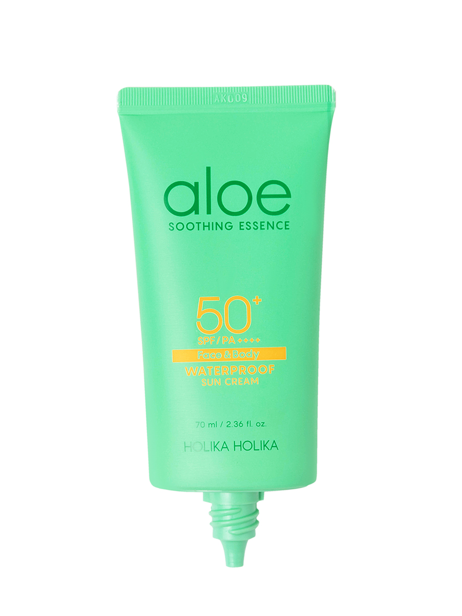 Holika Holika. Солнцезащитный крем с алоэ Aloe Waterproof Sun Cream SPF ...