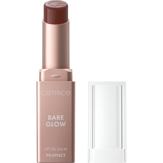 Бальзам для губ, меняющий оттенок Bare Glow Lip Oil Balm, 020 Warm Mahogany - 2