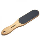 Широкая профессиональная деревянная пилка для педикюра Professional Wooden Wide Foot File (black)