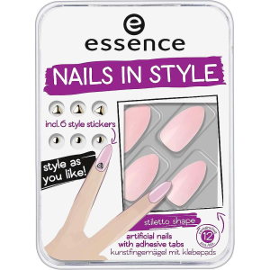 essence - Накладные ногти на клейкой основе Nails In Style с наклейками, 03