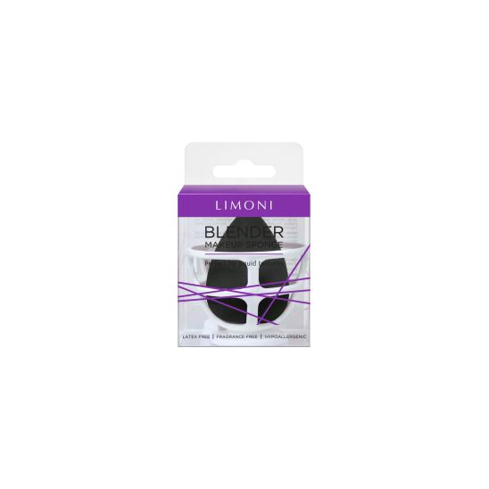 Спонж для макияжа в наборе с корзинкой Blender Makeup Sponge Black - 1