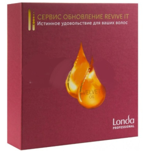 Londa - Сервисный набор Revive it : шампунь 250 мл, профессиональное средство 200 мл, масло 30 мл