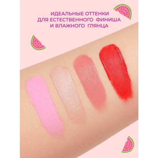 Палетка для макияжа: кремовые румяна и хайлайтер Watermelon Dreams Blush & Highlighter Palette - 4