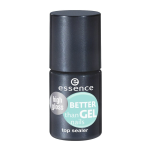 essence - Укрепляющее верхнее покрытие для ногтей с гель-блеском - better than gel nails top sealer high