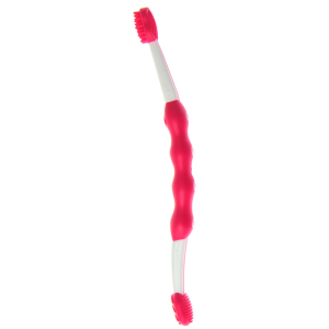 MAM - Massaging Brush - Зубная щетка, 3+ месяцев, розовая