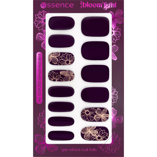 Полоски для ногтей in the bloom light gel-effect nail foils 01 - 1