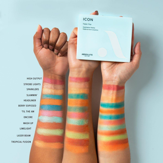 Палетка теней для век Icon Eyeshadow Palette, Hyper Pop - 2