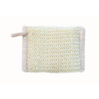 Мочалка-брикет сизалевая с хлопком