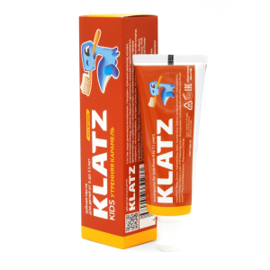 KLATZ - Зубная паста Утренняя карамель без фтора 5-11 лет40 мл