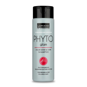 LORVENN - Шампунь Phyto Glam защита и блеск цвета для волос окрашенных в коричневый и красный цвет300 мл