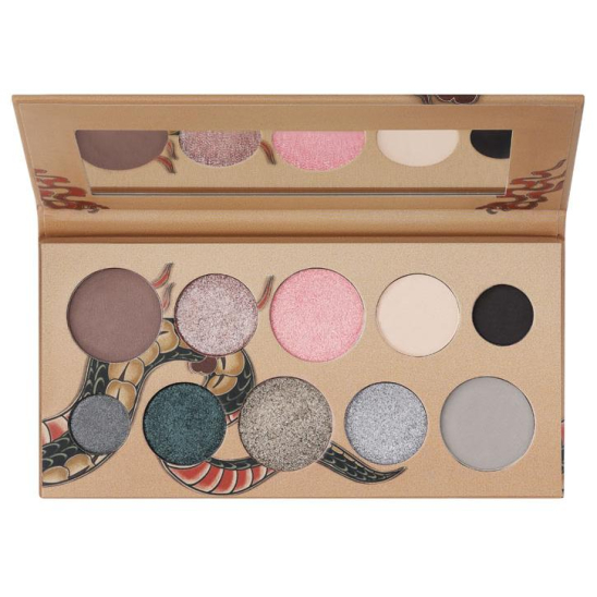 Палетка теней для век Color Splash, 147 Серо-нюдовый с сияющим розовым - 1