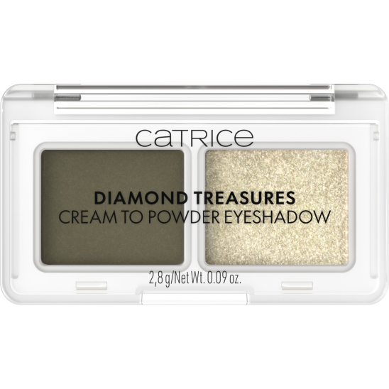 Палетка теней для век Diamond Treasures Cream to Powder Eyeshadow, 040 Olive Twinkle - 1