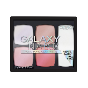 CATRICE - Палетка хайлайтеров Galaxy In A Box Holographic Glow Palette, 010 Out of Space