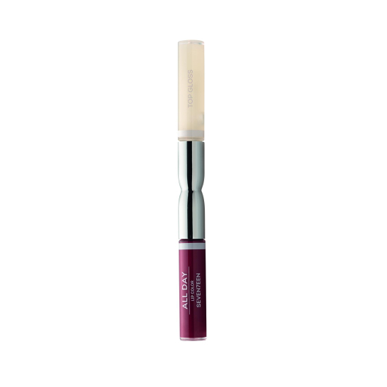 Жидкая стойкая помада-блеск All day lip color & top gloss, 61 Темный палисандр - 1