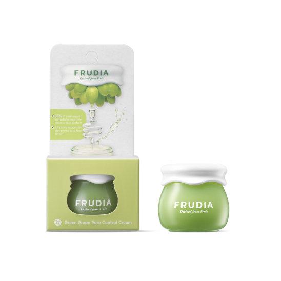 Себорегулирующий крем-сорбет для лица с виноградом Green Grape Pore Control Cream, мини-версия - 1